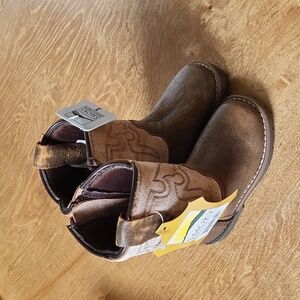 Toddler Smoky Mountain Cowboy boots size 3 brown